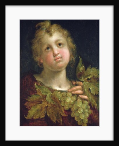 Boy with a bunch of grapes, 1600-5 by Johann or Hans von Aachen