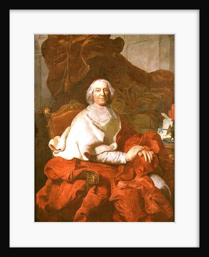 Cardinal Andre Hercule de Fleury, Bishop of Fregus and Prime Minister to Louis XV by Joseph Siffred Duplessis