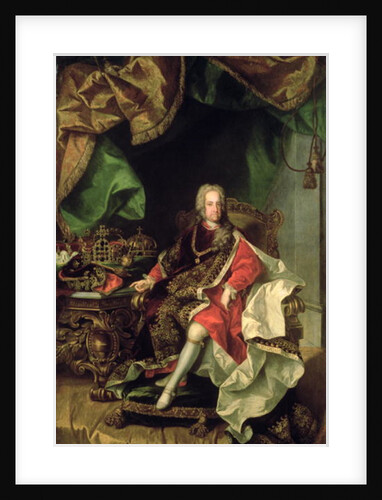 Emperor Charles VI, c.1730 by Johann-Gottfried Auerbach