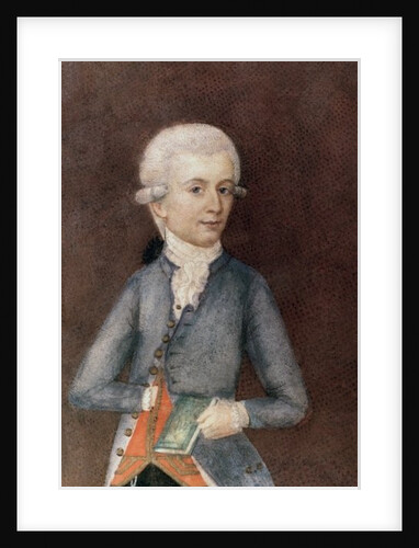 Wolfgang Amadeus Mozart, c.1780 by Johann Nepomuk della Croce