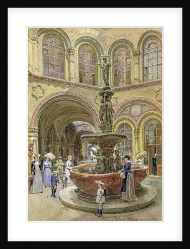 The Bank and Stock Exchange Building, Herrengasse, Vienna, 1891 by Franz Alt