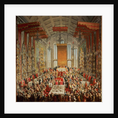 Coronation Banquet of Joseph II in Frankfurt, 1764 by Martin van Mytens or Meytens