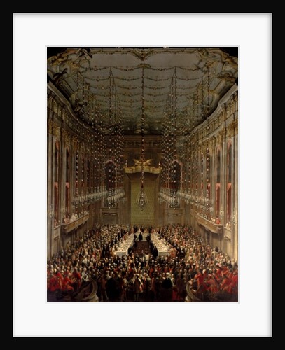 Banquet in the Redoutensaal, Vienna, 1760 by Martin van Mytens or Meytens