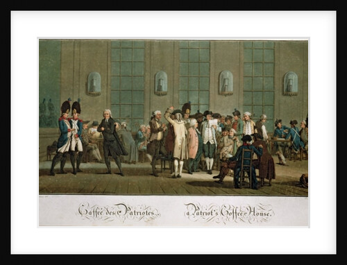 A Patriot's Coffee House by Jean Baptiste Morret