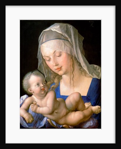 Virgin and child holding a half-eaten pear, 1512 by Albrecht Dürer or Duerer