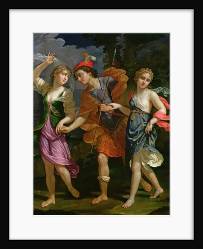 Theseus with Ariadne and Phaedra, the daughters of King Minos, 1702 by Benedetto the Younger Gennari
