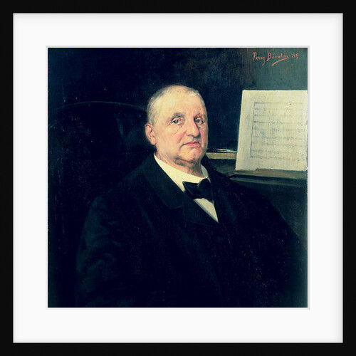 Anton Bruckner, 1889 by Ferry Peratoner