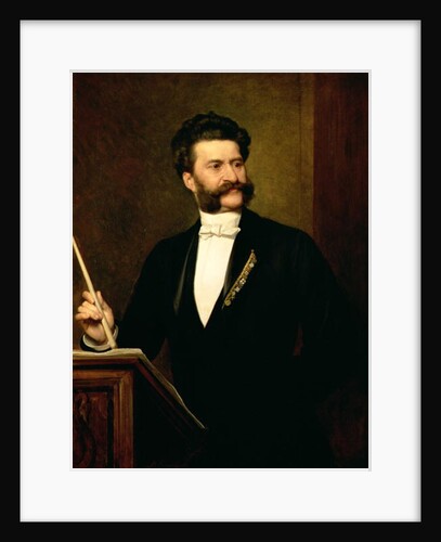 Johann Strauss the Younger, 1888 by August Eisenmenger