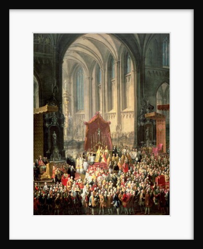 The Coronation of Joseph II as Emperor of Germany in Frankfurt Cathedral, 1764 by Martin van Mytens or Meytens