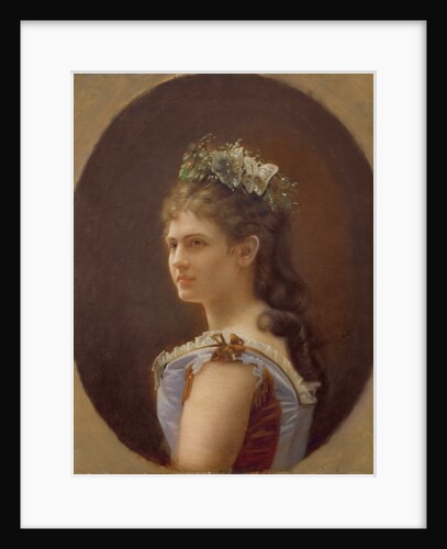 Katharina Schratt, mistress of Emperor Franz Joseph of Austria, 1880 by Anonymous Anonymous