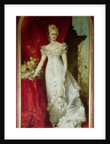 Crown Princess Stephanie of Belgium, consort to Crown Prince Rudolf of Austria by Hans Makart
