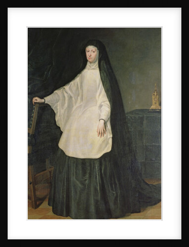 Queen Mariana of Austria, in mourning by Don Juan Carreno de Miranda