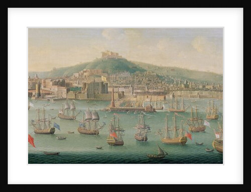 View of Naples by Gaspar Butler