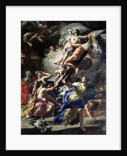 Boreas abducting Oreithyia, daughter of Erechtheus, 1729 by Francesco Solimena