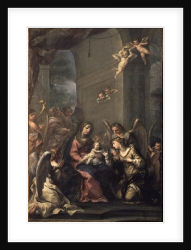 Mystic Marriage of St. Catherine, 1716 by Giovanni Gioseffo da Sole