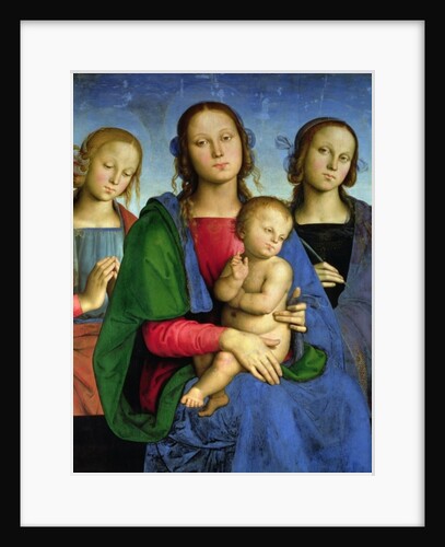 Madonna and Child with St. Catherine and St. Rosa, 1493 by Pietro Perugino