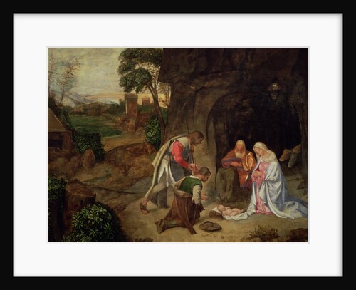 Adoration of the Shepherds, 1510 by Giorgio Giorgione