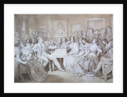 An Evening at Baron von Spaun's by Moritz Ludwig von Schwind