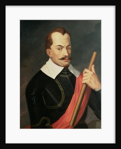 Portrait of Albrecht Wenzel Eusebius von Wallenstein Duke of Friedland and Mecklenburg and Prince of Sagan, after a painting by Van Dyck by Ludwig Ferdinand Schnorr von Carolsfeld