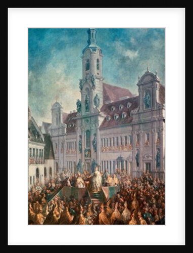 The Coronation of Empress Maria Theresa of Austria in Pressburg, 1768 by Franz Messmer