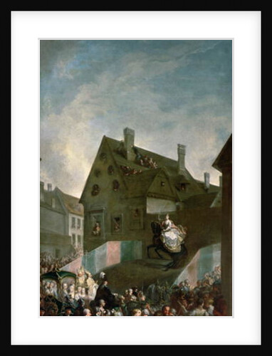 Empress Maria Theresa of Austria on horseback in Pressburg, 1768 by Franz Messmer