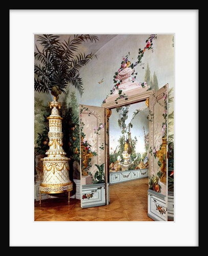 The Bergl Apartments: trompe l'oeil decoration painted by Johann Bergl, 18th century by Johann Wenzel Bergl