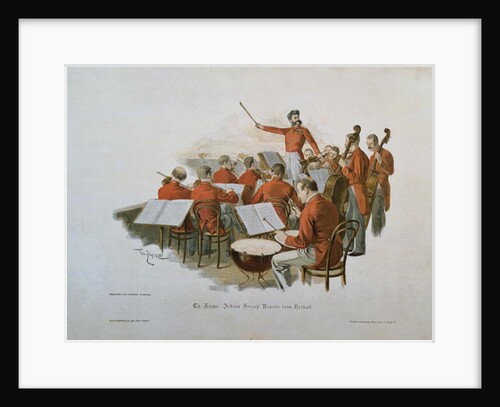 The Johann Strauss Orchestra at a Court Ball by Theodore Zasche