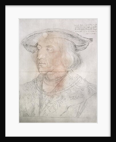 Maximilian I, Emperor of Germany, 1518-19 by Albrecht Dürer