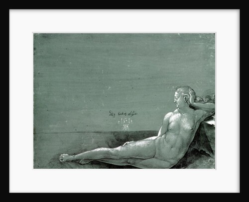 Reclining female nude, 1501 by Albrecht Dürer or Duerer