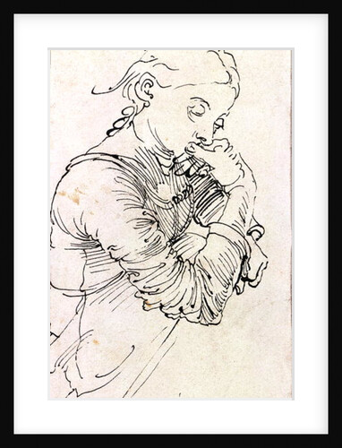 My Agnes, Durer's wife depicted as a girl, 1494 by Albrecht Dürer or Duerer
