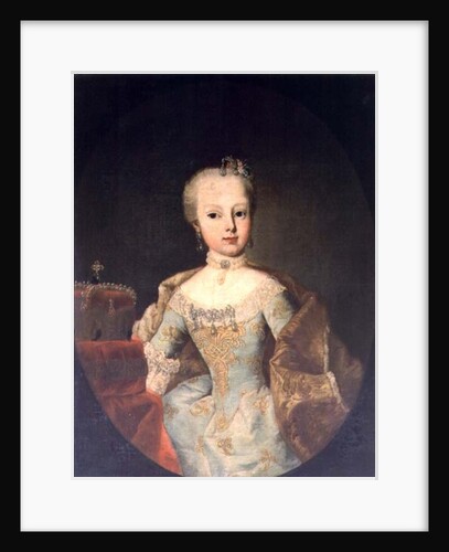 Archduchess Maria Josepha Habsburg-Lothringen, twelveth child of Empress Maria Theresa of Austria and Emperor Francis I by Martin van Mytens or Meytens