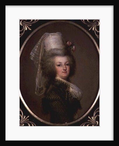 Archduchess Marie Antoinette Habsburg-Lothringen, fifteenth child of Empress Maria Theresa of Austria and Francis I, wife of Louis XVI by Adolf Ulrich Wertmuller