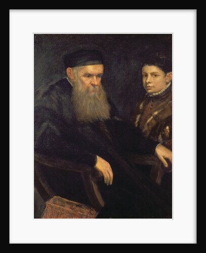 Old man and his servant, 1565 by Jacopo Robusti Tintoretto