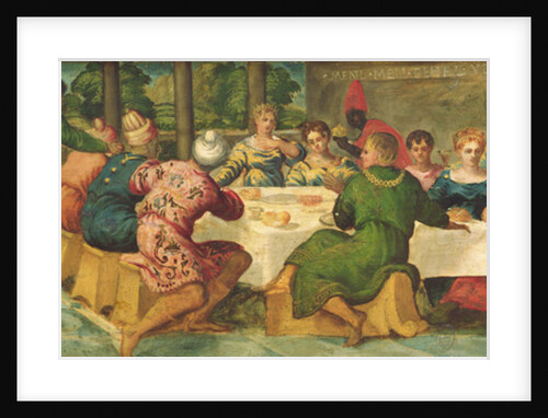 King Belshazzar's Banquet, c.1543/44 by Jacopo Robusti Tintoretto
