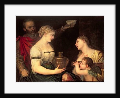 Allegory of Married life depicting the Gods Vesta, Hymen, Mars and Venus by Alessandro Varotari