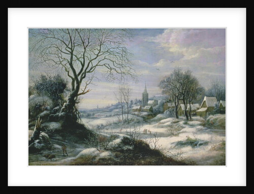 Winter landscape by Daniel van Heil