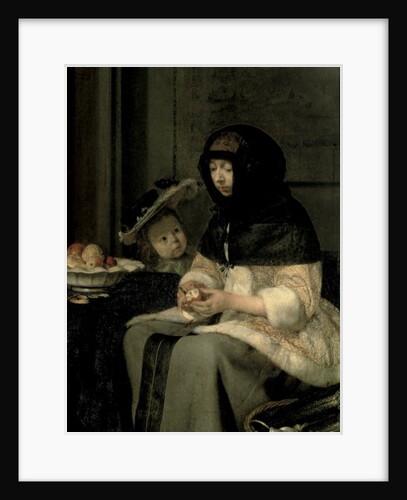 The Apple Peeler, 1660 by Gerard ter Borch or Terborch
