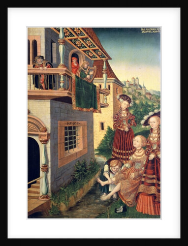 David and Bathsheba, 1528 by Wolfgang Krodel