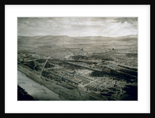 View of Vienna at the time of the World Exhibition, 1873 by Josef Langl