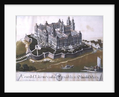 View of the Augustinian monastery of Klosterneuburg by Joseph Knapp