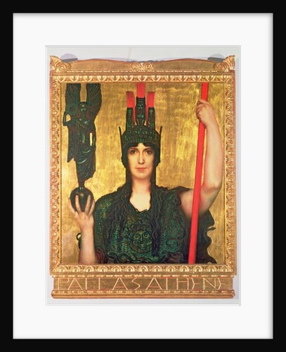 Pallas Athena, 1898 by Franz von Stuck