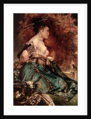 Japanese girl by Hans Makart