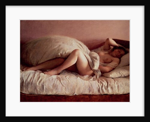 Sleeping woman, 1849 by Johann Baptist Reiter