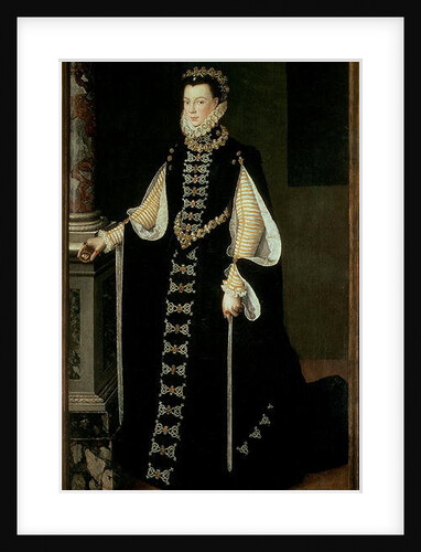 Isabella of Valois, Queen of Spain, wife of King Philip II of Spain, 1565 by Sofonisba Anguissola