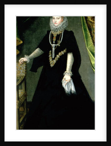 Infanta Isabella Clara Eugenia, daughter of King Philip II of Spain and Isabella of Valois, 1599 by Sofonisba Anguissola