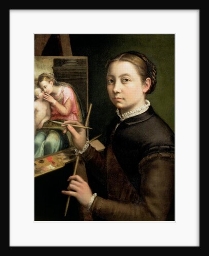 Self portrait at the Easel, 1556 by Sofonisba Anguissola