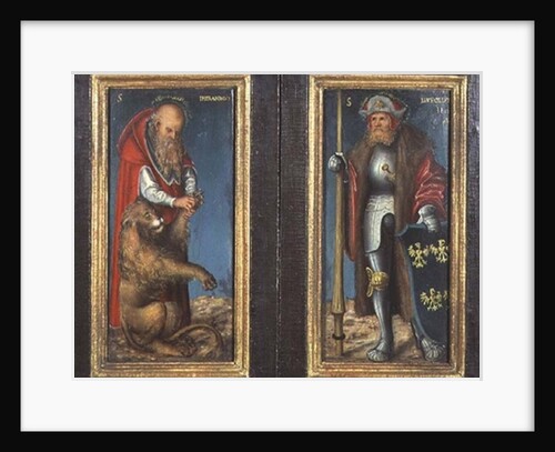 SS. Jerome and Leopold, 1515 by Lucas the Elder Cranach