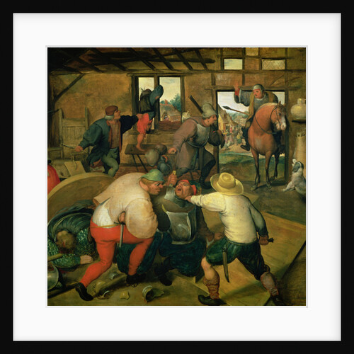 A Fight, c.1565-70 by Maerten van Cleve