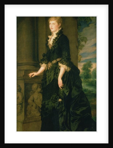 Crown Princess Stephanie of Belgium, consort to Crown Prince Rudolf of Austria, 1881 by Hans Canon