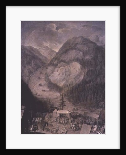 Charles VI, Holy Roman Emperor, inspecting the kill of chamois deer in Eisenerz by Johann Veit Hauck